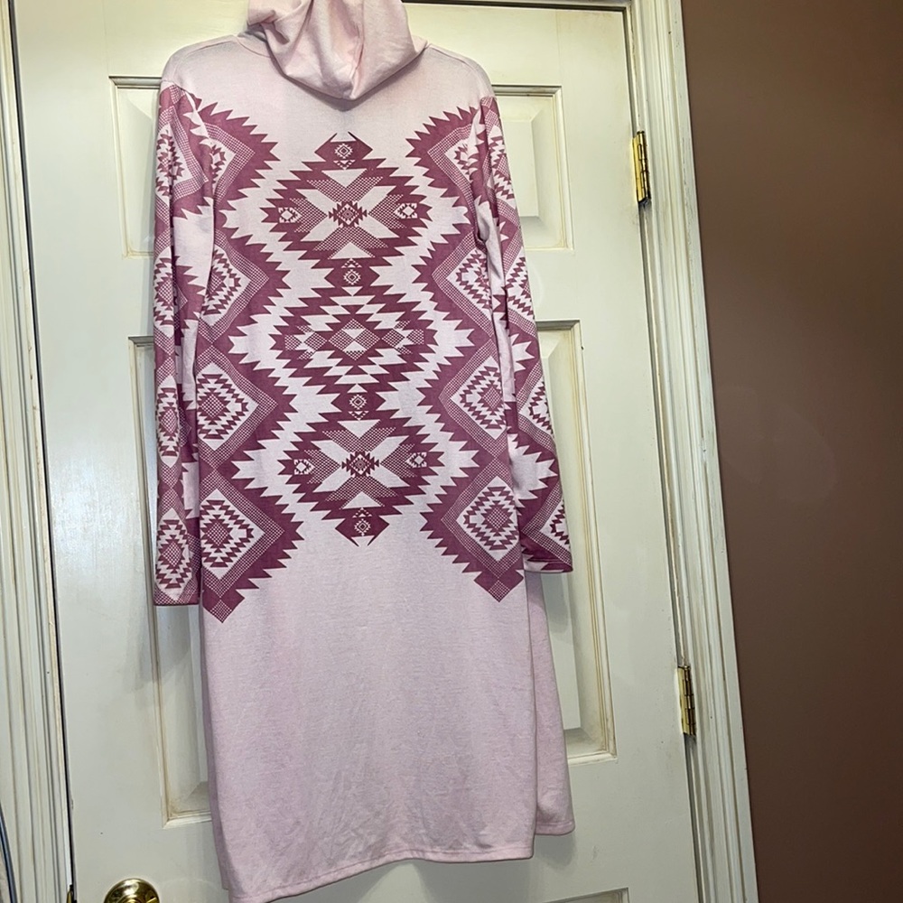 NWT Poof! Lightweight duster sweater w/ hood - Picture 6 of 10